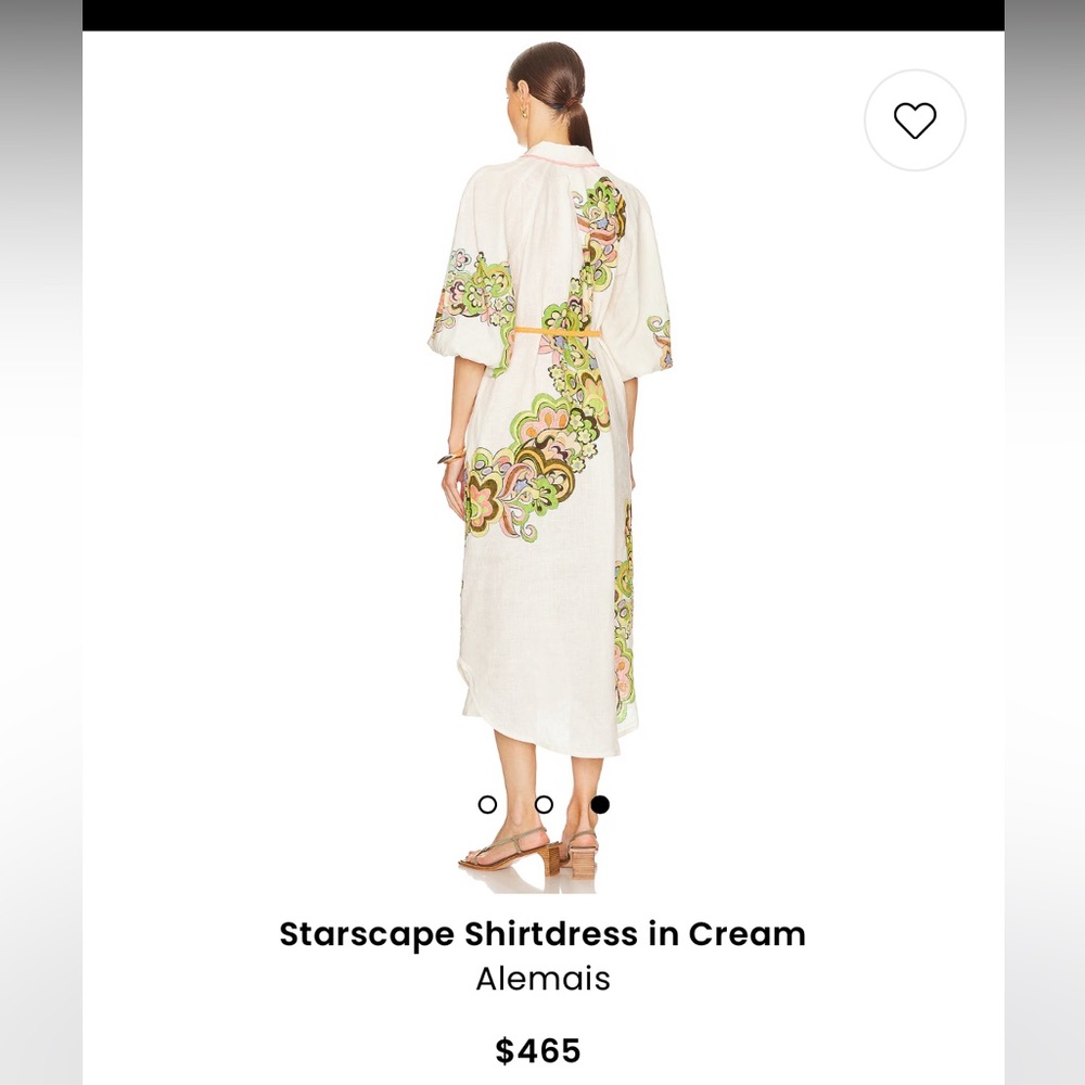 Alemais starscape shirtdress